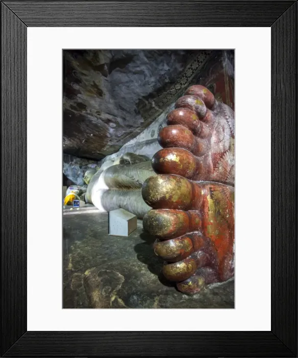 Framed Print : Statue of reclining Buddha, Royal Rock Temple, Golden Temple of Dambulla, UNESCO World Heritage Site, Dambulla, Sri Lanka, Asia Framed Print : Statue of reclining Buddha, Royal Rock Temple, Golden Temple of Dambulla, UNESCO World Heritage Site, Dambulla, Sri Lanka, Asia