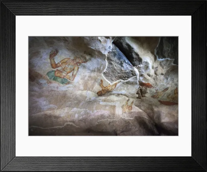 Framed Print : Sigiriya (Lion Rock) frescoes or ancient wall paintings, UNESCO World Heritage Site, Sri Lanka, Asia Framed Print : Sigiriya (Lion Rock) frescoes or ancient wall paintings, UNESCO World Heritage Site, Sri Lanka, Asia