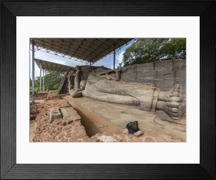 Framed Print : Reclining Buddha, Gal Vihara, Polonnaruwa, UNESCO World Heritage Site, Sri Lanka, Asia Framed Print : Reclining Buddha, Gal Vihara, Polonnaruwa, UNESCO World Heritage Site, Sri Lanka, Asia