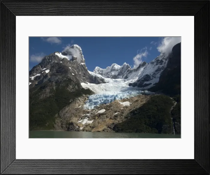 Framed Print : Glaciar Balmaceda (Balmaceda Glacier), Fjord Ultima Esperanza, Puerto Natales, Patagonia, Chile, South America Framed Print : Glaciar Balmaceda (Balmaceda Glacier), Fjord Ultima Esperanza, Puerto Natales, Patagonia, Chile, South America