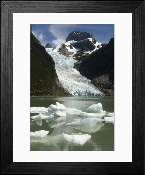 Framed Print : Glaciar Serrano (Serrano Glacier), Ultima Esperanza Fjord, Puerto Natales, Patagonia, Chile, South America Framed Print : Glaciar Serrano (Serrano Glacier), Ultima Esperanza Fjord, Puerto Natales, Patagonia, Chile, South America