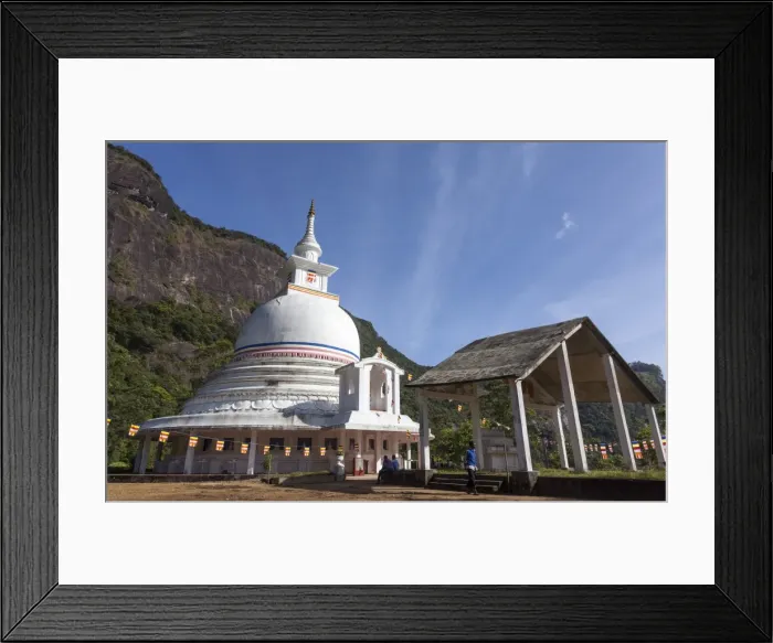 Framed Print : A Buddhist temple on the route to the summit of Adams Peak (Sri Pada), Sri Lanka, Asia Framed Print : A Buddhist temple on the route to the summit of Adams Peak (Sri Pada), Sri Lanka, Asia