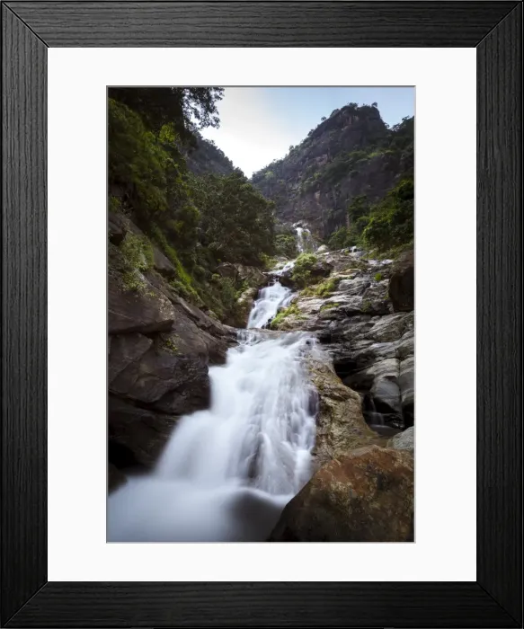 Framed Print : Ravana Falls, Ella, Sri Lanka, Asia Framed Print : Ravana Falls, Ella, Sri Lanka, Asia