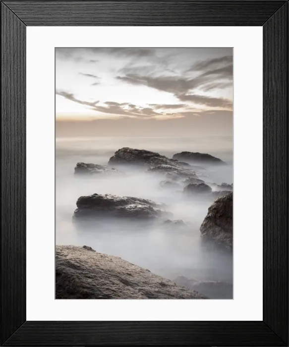 Framed Print : Long exposure of surf and rocks at sunrise, Tangalle, Sri Lanka, Indian Ocean, Asia Framed Print : Long exposure of surf and rocks at sunrise, Tangalle, Sri Lanka, Indian Ocean, Asia