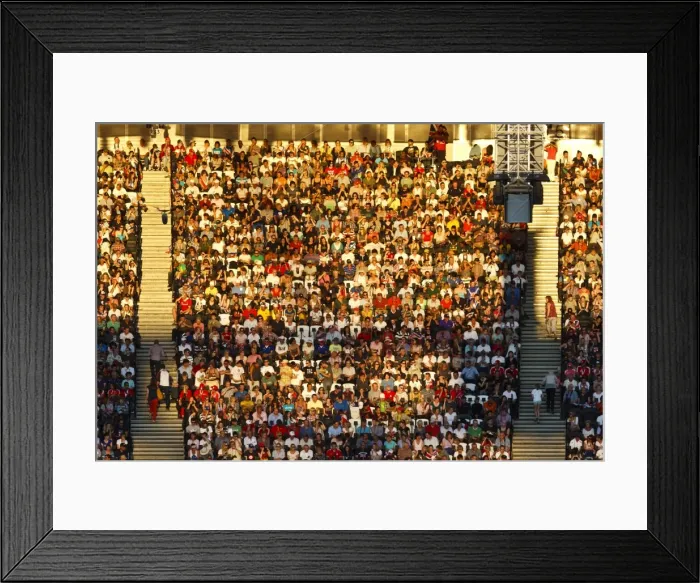 Framed Print : Crowd lit by evening sun, Olympic Stadium, London 2012 Olympic Games, London, England, United Kingdom, Europe Framed Print : Crowd lit by evening sun, Olympic Stadium, London 2012 Olympic Games, London, England, United Kingdom, Europe