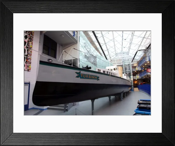 Framed Print : Turbinia, fastest ship in the world in the 1890s, Museum of Discovery, Newcastle upon Tyne, Tyne and Wear, England, United Kingdom, Europe Framed Print : Turbinia, fastest ship in the world in the 1890s, Museum of Discovery, Newcastle upon Tyne, Tyne and Wear, England, United Kingdom, Europe