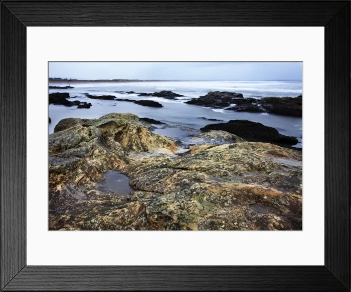 Framed Print : Rocky shoreline, St. Andrews, Fife, Scotland, United Kingdom, Europe Framed Print : Rocky shoreline, St. Andrews, Fife, Scotland, United Kingdom, Europe