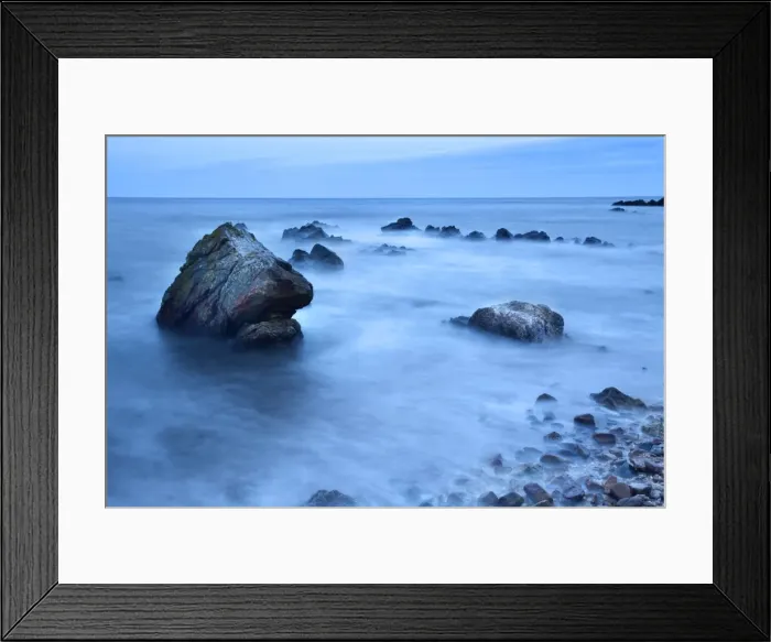 Framed Print : Rocks and sea on the Fife Coast near St. Andrews, Fife, Scotland, United Kingdom, Europe Framed Print : Rocks and sea on the Fife Coast near St. Andrews, Fife, Scotland, United Kingdom, Europe