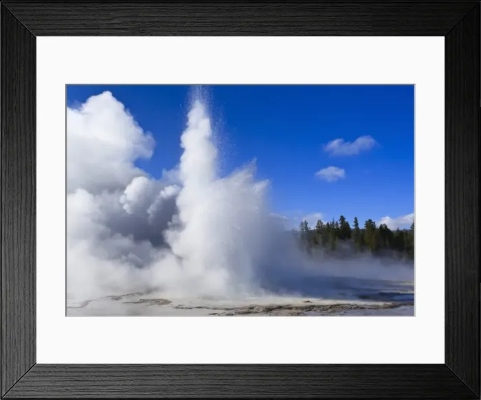 Framed Print : Sawmill Geyser erupts, Upper Geyser Basin, Yellowstone National Park, UNESCO World Heritage Site, Wyoming, United States of America, North America Framed Print : Sawmill Geyser erupts, Upper Geyser Basin, Yellowstone National Park, UNESCO World Heritage Site, Wyoming, United States of America, North America