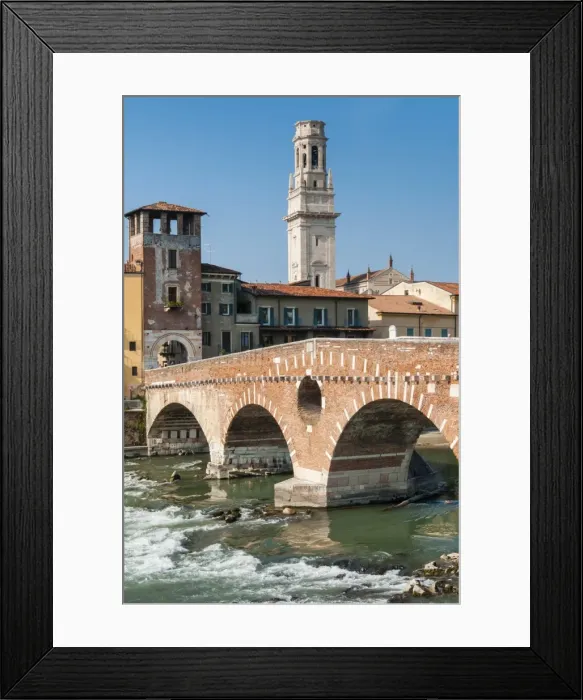 Framed Print : Ponte Pietra, River Adige, Verona, UNESCO World Heritage Site, Veneto, Italy, Europe Framed Print : Ponte Pietra, River Adige, Verona, UNESCO World Heritage Site, Veneto, Italy, Europe
