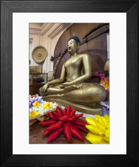 Framed Print : Statue of sitting Buddha, Temple of the Sacred Tooth Relic, Kandy, UNESCO World Heritage Site, Sri Lanka, Asia Framed Print : Statue of sitting Buddha, Temple of the Sacred Tooth Relic, Kandy, UNESCO World Heritage Site, Sri Lanka, Asia