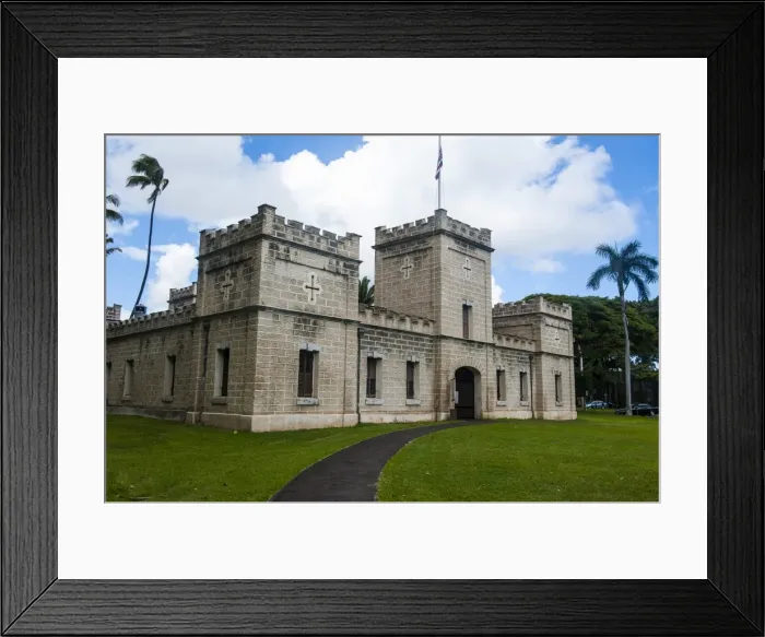 Framed Print : Iolani Barracks, Honolulu, Oahu, Hawaii, United States of America, Pacific Framed Print : Iolani Barracks, Honolulu, Oahu, Hawaii, United States of America, Pacific