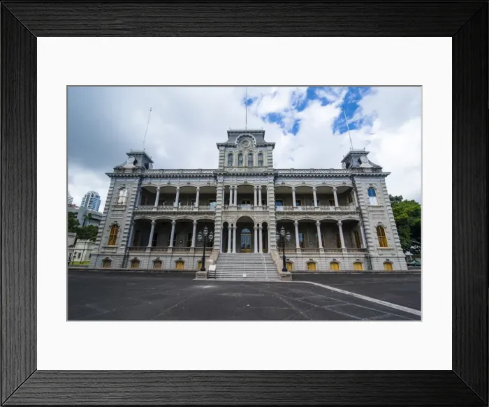 Framed Print : Iolani Palace, Honolulu, Oahu, Hawaii, United States of America, Pacific Framed Print : Iolani Palace, Honolulu, Oahu, Hawaii, United States of America, Pacific