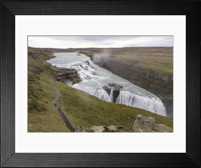 Framed Print : Gullfoss, Golden Circle tour, Iceland, Polar Regions Framed Print : Gullfoss, Golden Circle tour, Iceland, Polar Regions