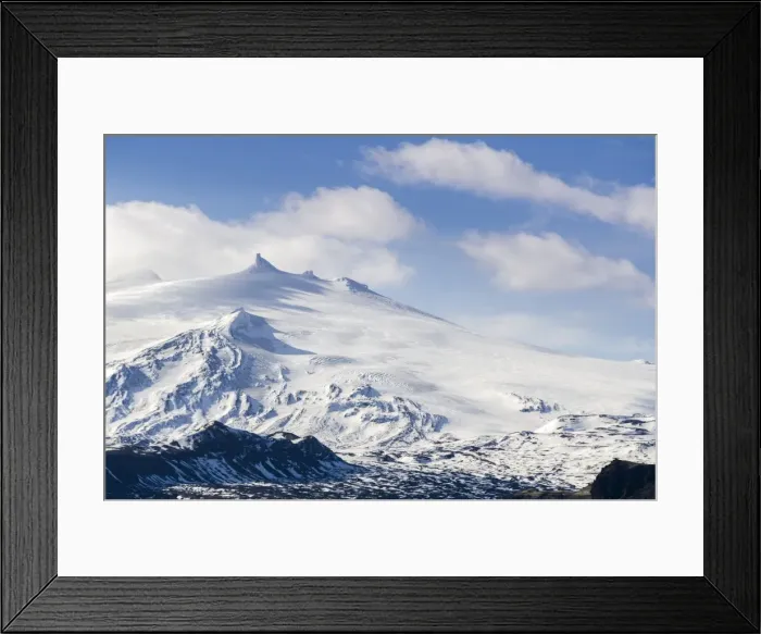 Framed Print : Snaefellsjokull, Snaefellsnes Peninsula, Iceland, Polar Regions Framed Print : Snaefellsjokull, Snaefellsnes Peninsula, Iceland, Polar Regions