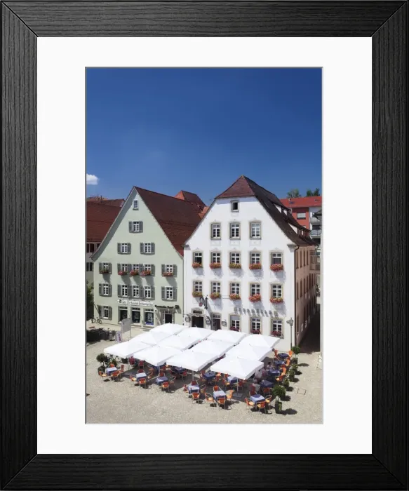 Framed Print : Old town with street cafe on the market place, Rottenburg am Neckar, near Tubingen, Baden Wurttemberg, Germany, Europe Framed Print : Old town with street cafe on the market place, Rottenburg am Neckar, near Tubingen, Baden Wurttemberg, Germany, Europe