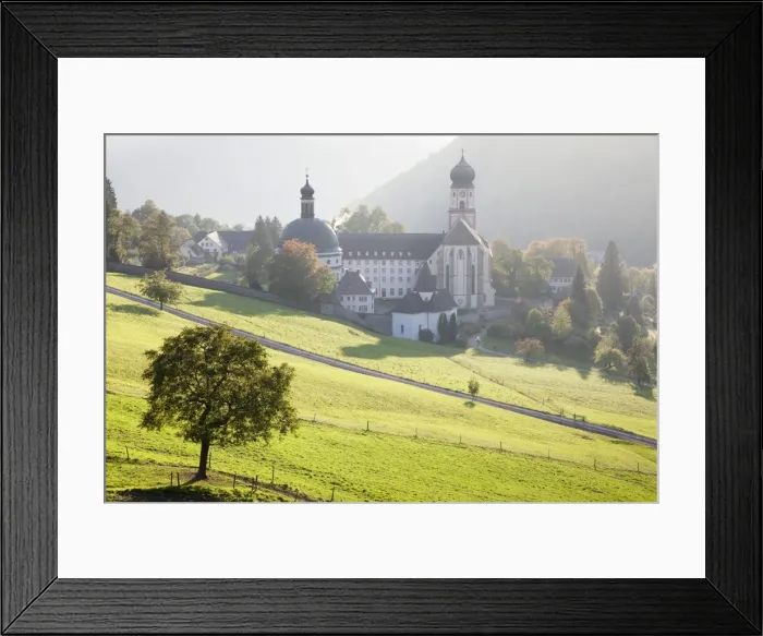 Framed Print : Kloster St. Trudpert Monastery, Munstertal, Munstertal Valley, Black Forest, Baden Wurttemberg, Germany, Europe Framed Print : Kloster St. Trudpert Monastery, Munstertal, Munstertal Valley, Black Forest, Baden Wurttemberg, Germany, Europe