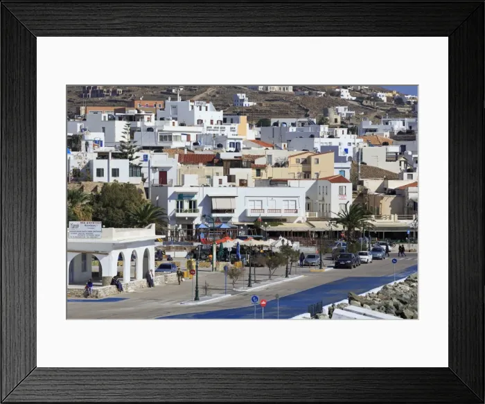 Framed Print : Port of Hora, Tinos Island, Cyclades, Greek Islands, Greece, Europe Framed Print : Port of Hora, Tinos Island, Cyclades, Greek Islands, Greece, Europe