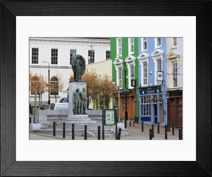 Framed Print : Luisitania Peace Memorial, Cobh Town, County Cork, Munster, Republic of Ireland, Europe Framed Print : Luisitania Peace Memorial, Cobh Town, County Cork, Munster, Republic of Ireland, Europe