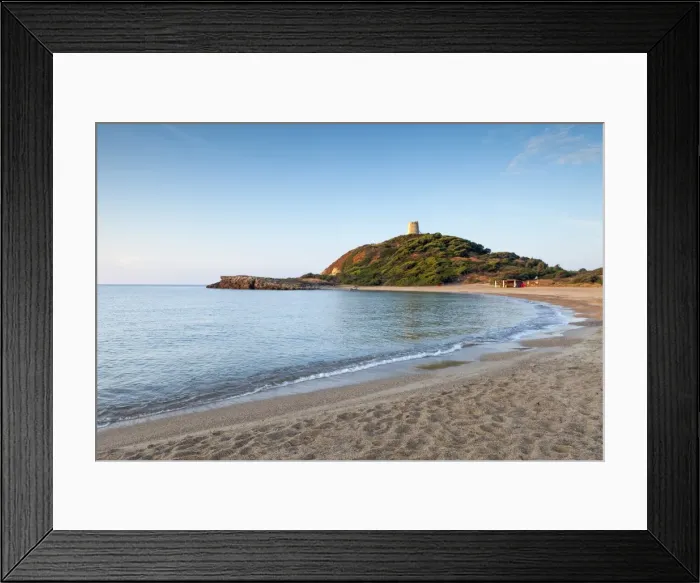 Framed Print : Chia Beach, Cagliari Province, Sardinia, Italy, Mediterranean, Europe Framed Print : Chia Beach, Cagliari Province, Sardinia, Italy, Mediterranean, Europe
