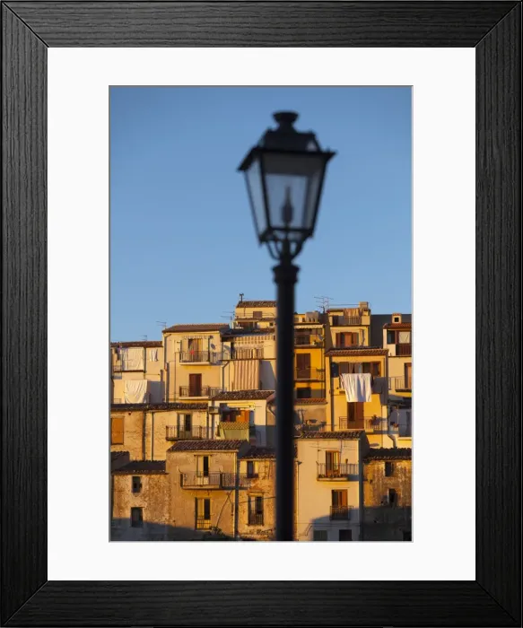Framed Print : Village houses, Gratteri, Palermo Province, Sicily, Italy, Mediterranean, Europe Framed Print : Village houses, Gratteri, Palermo Province, Sicily, Italy, Mediterranean, Europe
