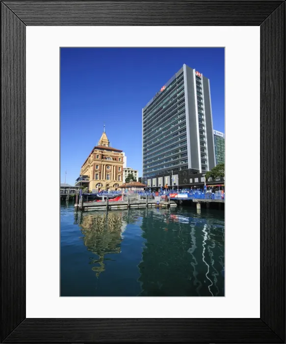 Framed Print : Harbour of Auckland, North Island, New Zealand, Pacific Framed Print : Harbour of Auckland, North Island, New Zealand, Pacific