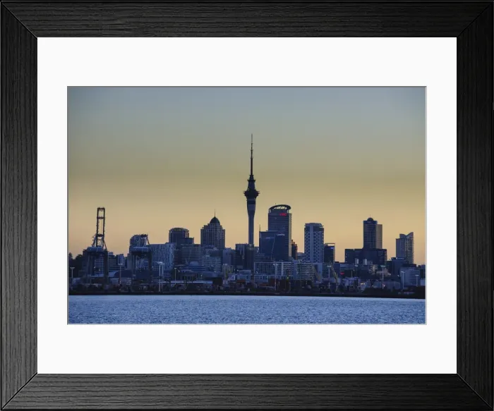 Framed Print : Skyline of Auckland, North Island, New Zealand, Pacific Framed Print : Skyline of Auckland, North Island, New Zealand, Pacific