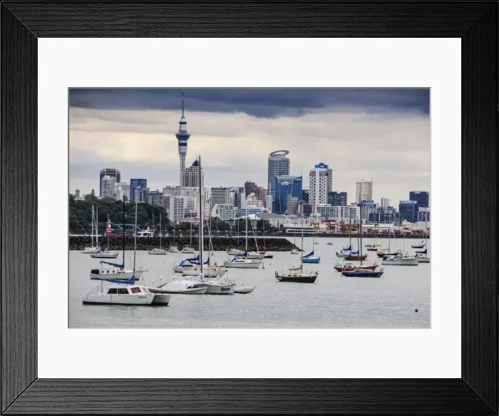 Framed Print : The harbour of Auckland with the skyline in the background, Auckland, North Island, New Zealand, Pacific Framed Print : The harbour of Auckland with the skyline in the background, Auckland, North Island, New Zealand, Pacific