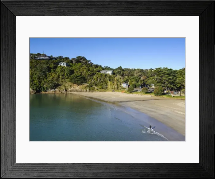 Framed Print : View over Little Oneroa Beach, Waiheke Island, Hauraki Gulf, North Island, New Zealand, Pacific Framed Print : View over Little Oneroa Beach, Waiheke Island, Hauraki Gulf, North Island, New Zealand, Pacific