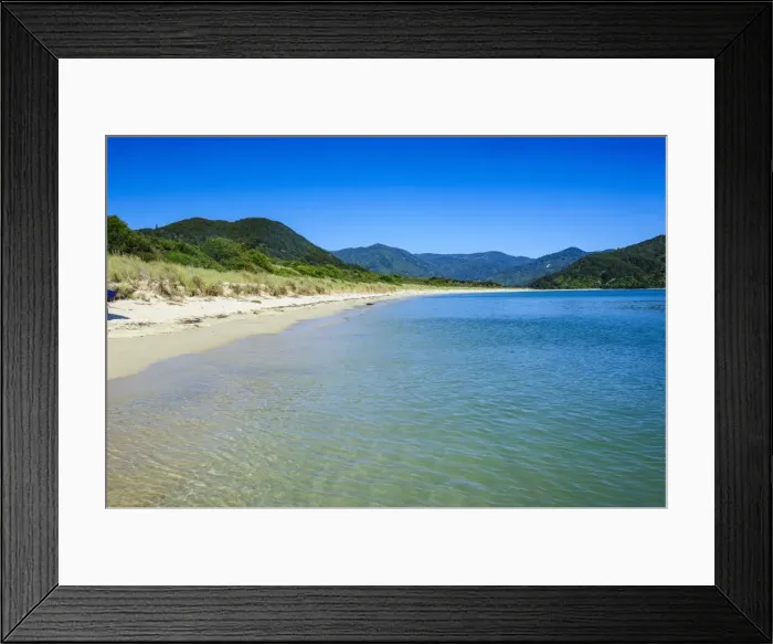 Framed Print : Long sandy beach, Abel Tasman National Park, South Island, New Zealand, Pacific Framed Print : Long sandy beach, Abel Tasman National Park, South Island, New Zealand, Pacific