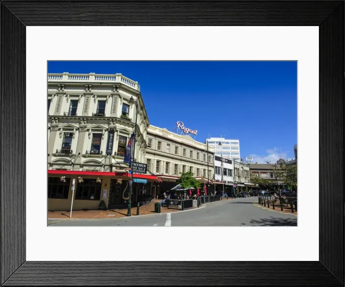 Framed Print : The Octagon town center of Dunedin, Otago, South Island, New Zealand, Pacific Framed Print : The Octagon town center of Dunedin, Otago, South Island, New Zealand, Pacific