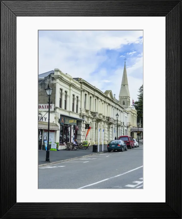Framed Print : Victorian style buildings in the Harbour-Tyne historic precinct, Oamaru, Otago, South Island, New Zealand, Pacific Framed Print : Victorian style buildings in the Harbour-Tyne historic precinct, Oamaru, Otago, South Island, New Zealand, Pacific