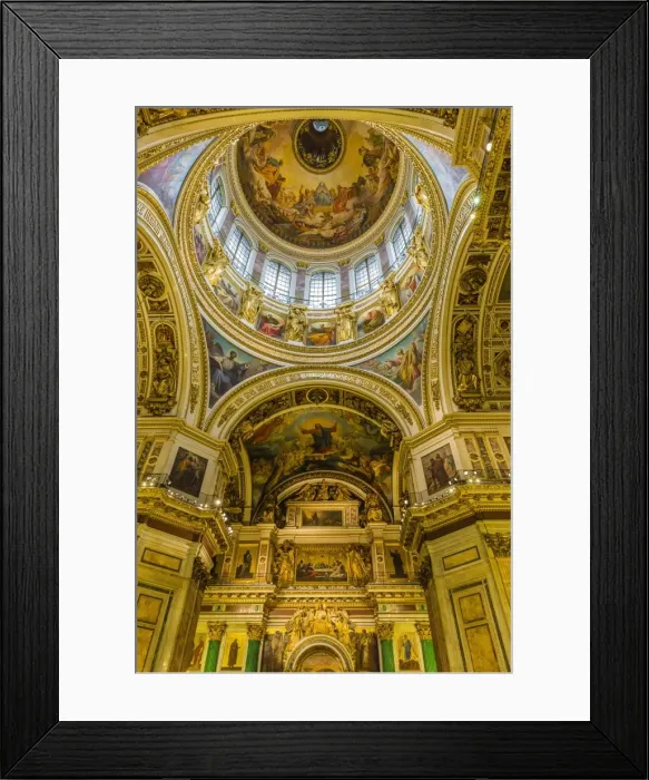 Framed Print : Interior view of St. Isaacs Cathedral, St. Petersburg, Russia, Europe Framed Print : Interior view of St. Isaacs Cathedral, St. Petersburg, Russia, Europe