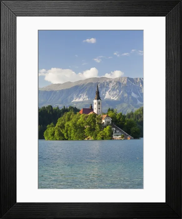 Framed Print : Blejski Otok Island with Santa Maria Church, Lake Bled, Gorenjska, Julian Alps, Slovenia, Europe Framed Print : Blejski Otok Island with Santa Maria Church, Lake Bled, Gorenjska, Julian Alps, Slovenia, Europe