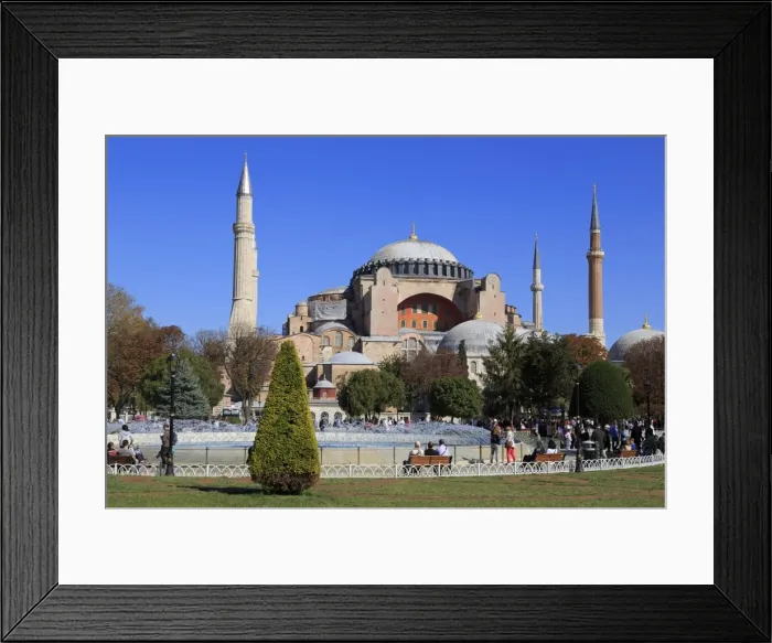 Framed Print : Haghia Sophia, UNESCO World Heritage Site, Sultanahmet District, Istanbul, Turkey, Europe Framed Print : Haghia Sophia, UNESCO World Heritage Site, Sultanahmet District, Istanbul, Turkey, Europe