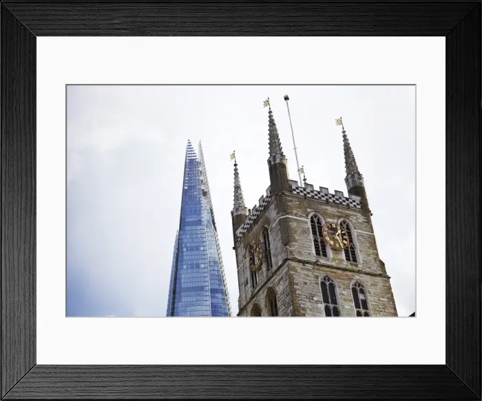 Framed Print : The Shard, Southwark Cathedral, London, England, United Kingdom, Europe Framed Print : The Shard, Southwark Cathedral, London, England, United Kingdom, Europe