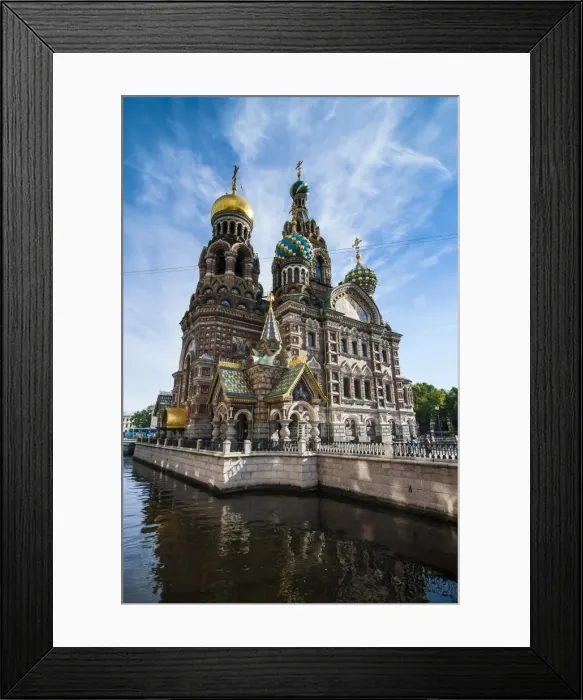 Framed Print : Church of the Saviour on Spilled Blood, UNESCO World Heritage Site, St. Petersburg, Russia, Europe