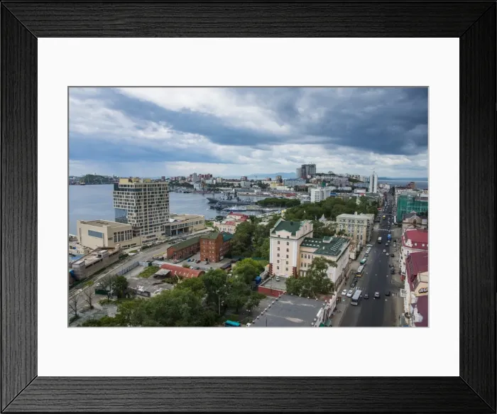 Framed Print : View over Vladivostok, Russia, Eurasia Framed Print : View over Vladivostok, Russia, Eurasia