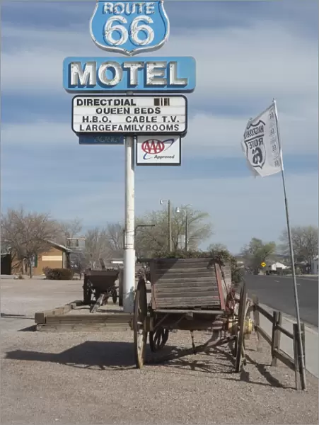 The Route 66 Motel, Seligman, Arizona, United States of America, North America