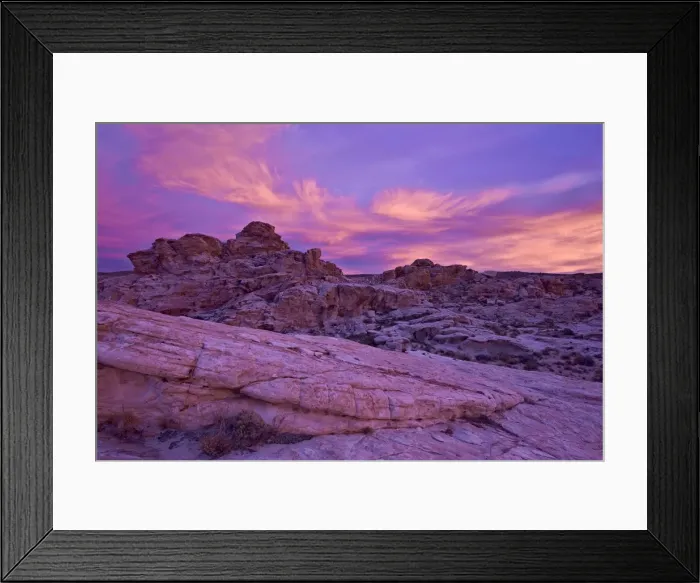 Framed Print : Vibrant orange clouds over red and white sandstone at sunset, Gold Butte, Nevada, United States of America, North America Framed Print : Vibrant orange clouds over red and white sandstone at sunset, Gold Butte, Nevada, United States of America, North America
