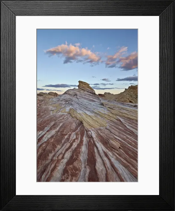 Framed Print : Red and white sandstone stripes at sunrise, Valley of Fire State Park, Nevada, United States of America, North America Framed Print : Red and white sandstone stripes at sunrise, Valley of Fire State Park, Nevada, United States of America, North America