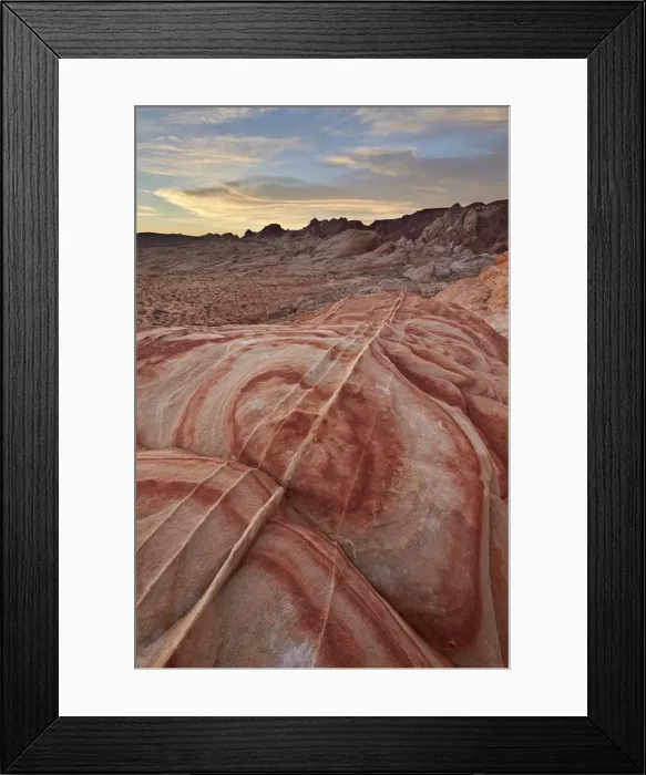 Framed Print : Sandstone forms at dawn, Valley of Fire State Park, Nevada, United States of America, North America Framed Print : Sandstone forms at dawn, Valley of Fire State Park, Nevada, United States of America, North America