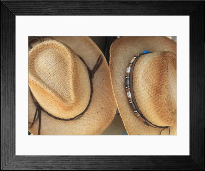 Framed Print : Cowboy hats for sale, Historic District, Taos, New Mexico, United States of America, North America Framed Print : Cowboy hats for sale, Historic District, Taos, New Mexico, United States of America, North America