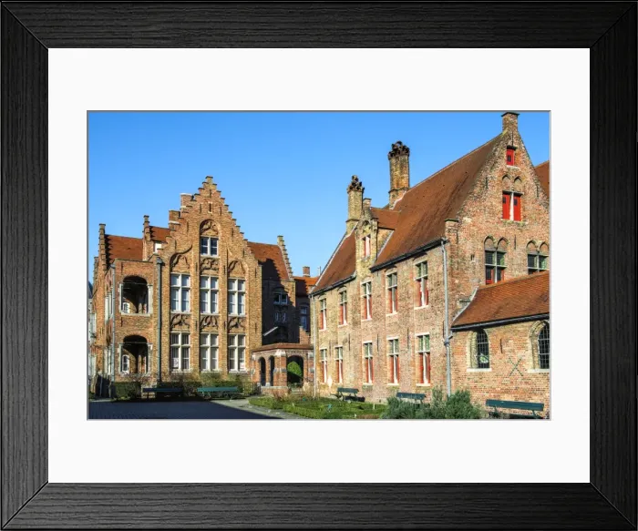 Framed Print : Old Saint John Hospital, Historic center of Bruges, UNESCO World Heritage Site, Belgium, Europe Framed Print : Old Saint John Hospital, Historic center of Bruges, UNESCO World Heritage Site, Belgium, Europe