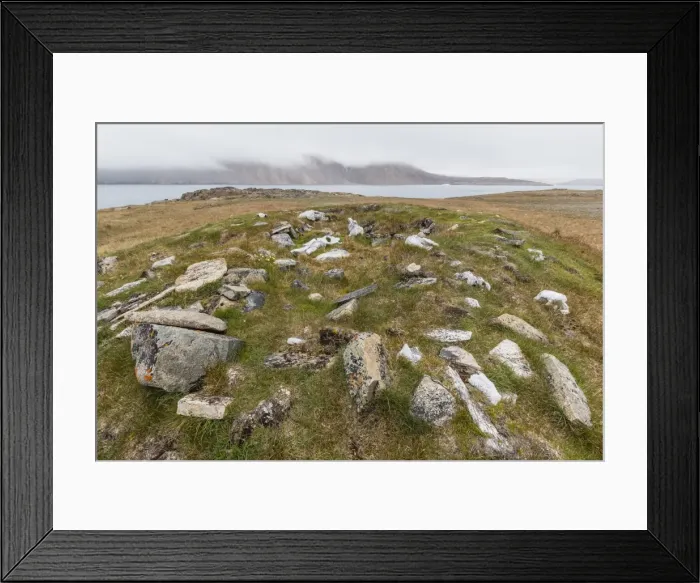 Framed Print : Thule house remains in Dundas Harbour, Devon Island, Nunavut, Canada, North America Framed Print : Thule house remains in Dundas Harbour, Devon Island, Nunavut, Canada, North America