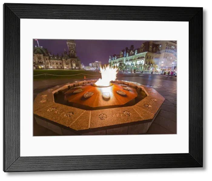 Framed Print : Centennial Flame commemorating Canadas 100th anniversary as a Confederation, Parliament Hill, Ottawa, Ontario, Canada, North America Framed Print : Centennial Flame commemorating Canadas 100th anniversary as a Confederation, Parliament Hill, Ottawa, Ontario, Canada, North America