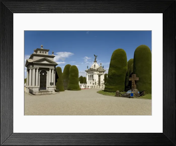Framed Print : Cementario Municipal, topiary cypress trees, Punta Arenas, Patagonia, Chile, South America Framed Print : Cementario Municipal, topiary cypress trees, Punta Arenas, Patagonia, Chile, South America