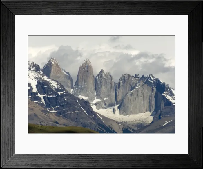 Framed Print : Torres del Paine, east faces of the granite towers, Torres del Paine National Park, Patagonia, Chile, South America Framed Print : Torres del Paine, east faces of the granite towers, Torres del Paine National Park, Patagonia, Chile, South America