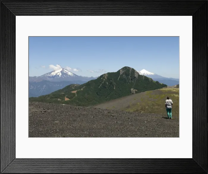 Framed Print : Cerro Puntiagudo and Volcan Osorno, seen from Volcan Casablanca, Antillanca, Puyehue National Park, Lakes District, southern Chile, South America Framed Print : Cerro Puntiagudo and Volcan Osorno, seen from Volcan Casablanca, Antillanca, Puyehue National Park, Lakes District, southern Chile, South America