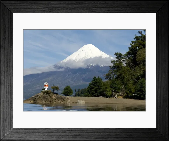 Framed Print : Volcan Osorno and Lago Todos los Santos, Cruce des Lagos, Puerto Varas, Lakes District, southern Chile, South America Framed Print : Volcan Osorno and Lago Todos los Santos, Cruce des Lagos, Puerto Varas, Lakes District, southern Chile, South America